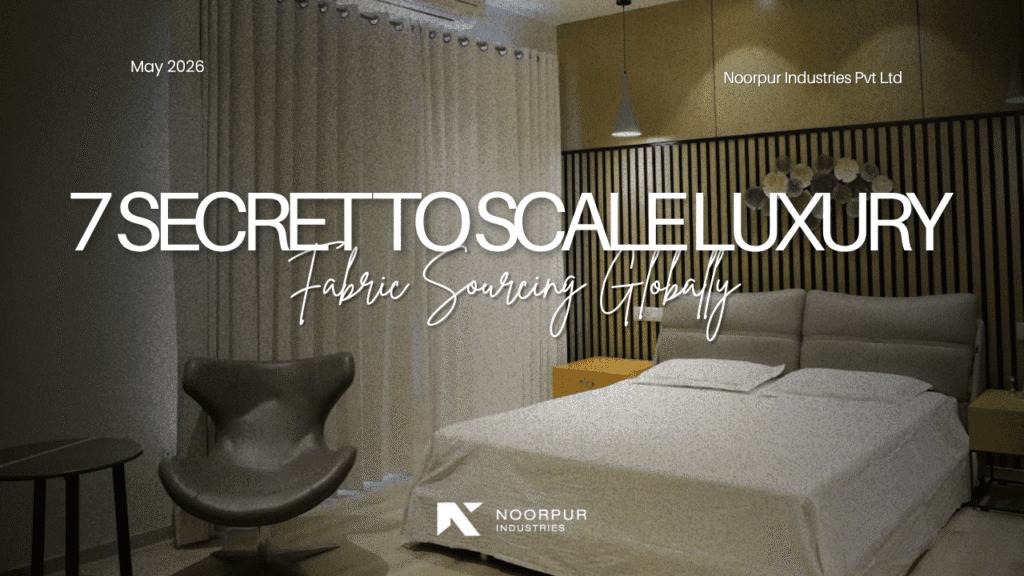 7 Hidden Secrets to Scale Luxury Hotel Fabric Sourcing Globally