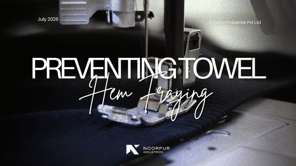 7 - Preventing Towel Hem Fraying_ Double-Needle Stitching Towel Specs