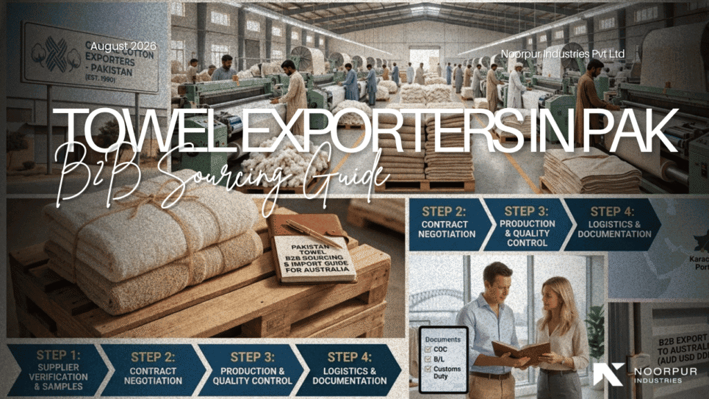 Towel Exporters in Pakistan: B2B Sourcing & Import Guide for Australia